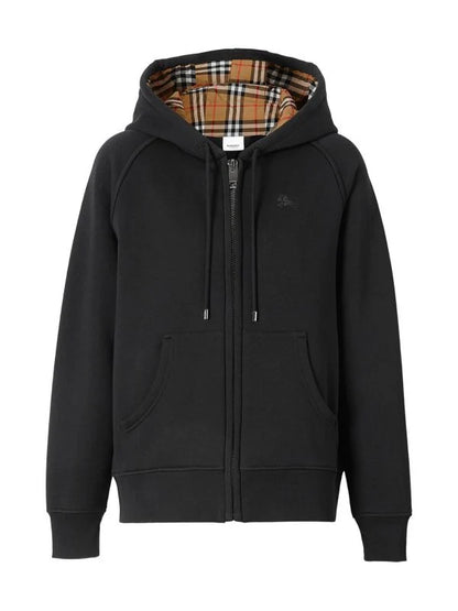 Checkered Hood Zip-Up