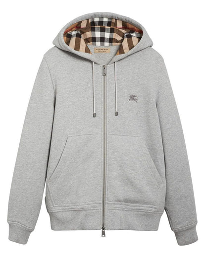 Checkered Hood Zip-Up