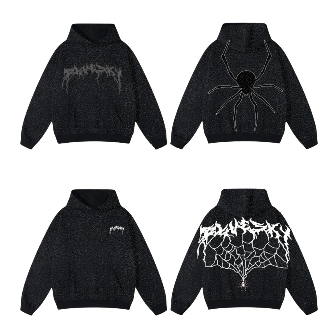 Unisex Rhinestone Hoodie