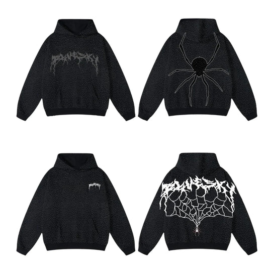 Unisex Rhinestone Hoodie